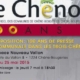 Affiche des 100 ans du journal “Le Chênois” avec expo, concert et programme à Chêne-Bougeries en mai 2015.