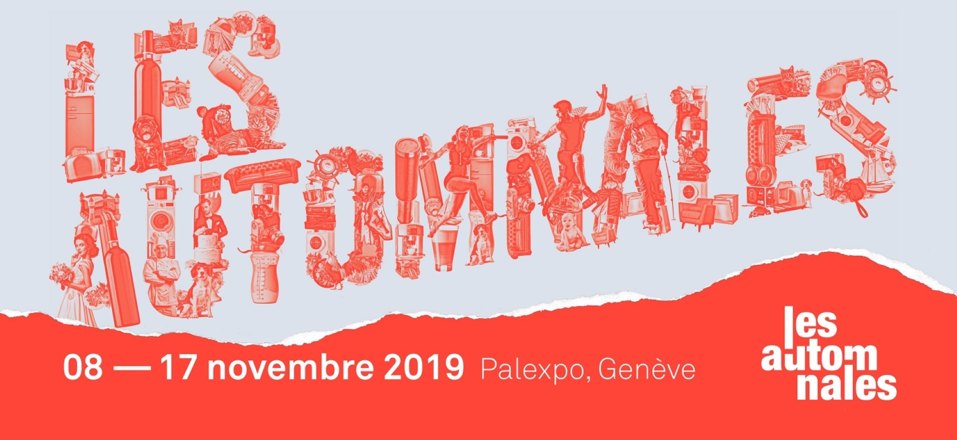 Affiche Les Automnales à Palexpo, Genève, de novembre 2019.